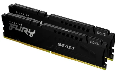 DDR5 32GB 6400 MHZ FURY BEAST XMP CL32 KINGSTON