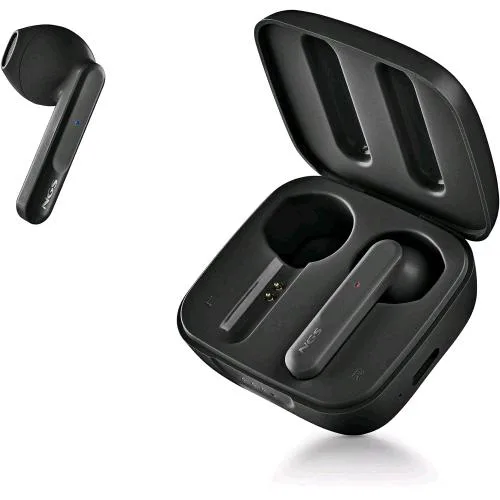 NGS Artica Move Auricolari True Wireless Bluetooth 5.3 ANC Controllo Touch con Custodia di Ricarica Nero