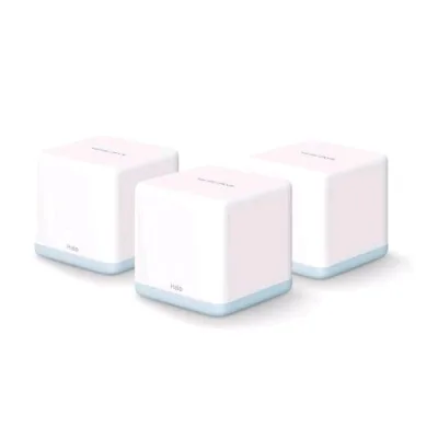 Mercusys Halo H30 Sistema Wi-Fi Mesh a Modalita Router e Access Point C1200 Dual Band Collega fino a 100 Dispositivi 3 Pezzi con Copertura fino a 320² 3 pz Bianco