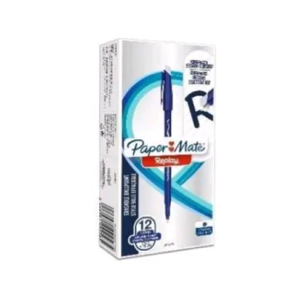 Papermate Replay 40° Anniversary Limited Edition Penna Sfera Cancellabile Inchiostro Blu Punta Media Conf 12 Pz.