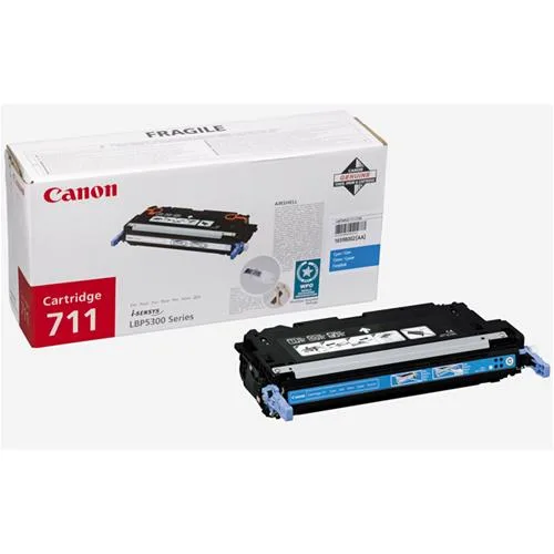 Canon 711 Toner Ciano per I-Sensys LBP 5300-5360-MF9130-9170 Garanzia Italia (1659B002)