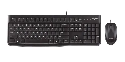 TASTIERA MK120 LOG + MOUSE NERA USB RETAIL