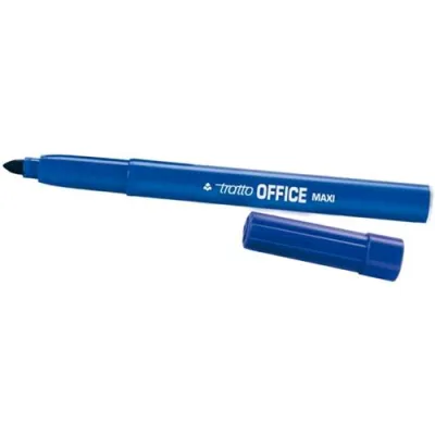 FILA Tratto Office Maxi Penna Punta in Fibra Conica Colore Blu Conf. 12 Pz.
