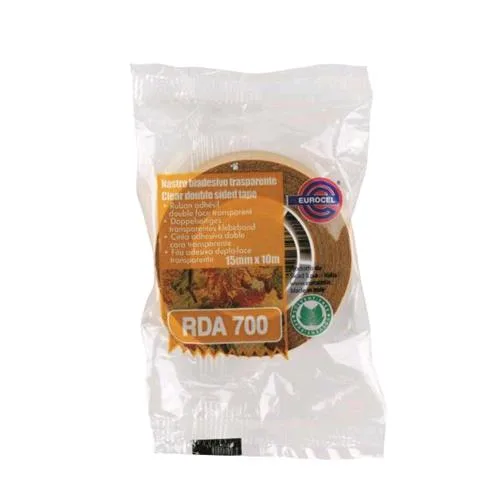 Eurocel Rda 700 Nastro Biadesivo Trasparente 15MMX10M
