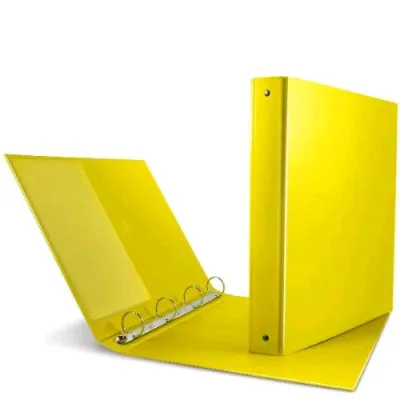 Sei Rota Sei Nettuno Raccoglitore a 4 Anelli da 30 mm in Stratopan 320X275X35 mm Giallo Conf 10 Pz.