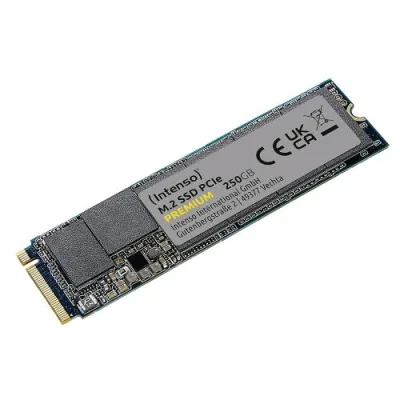 Intenso SSD Interno 250GB M2 Premium NVMe Pcie 1.3 Gen 3X4 Lettura Sequenziale fino a 2100 MB/S Scrittura Sequenziale fino a 1100 MB/S