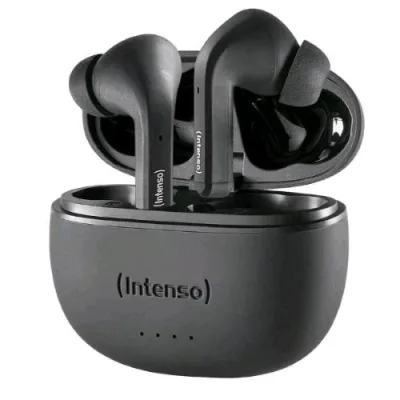 Intenso T300A True Wireless Earphone Auricolari Bluetooth con Cancellazione del Rumore Black