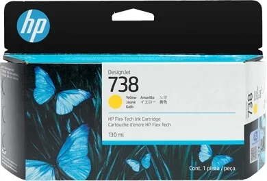 INK HP 738 498N7A GIALLO DESIGNJET T 950 130ML
