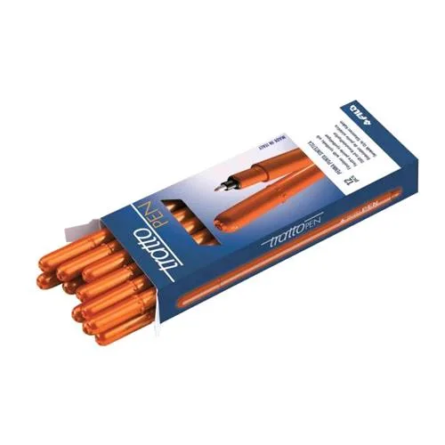 FILA Tratto Pen Penna Punta in Fibra 0.5 mm Colore Arancione Conf. 12 Pz.