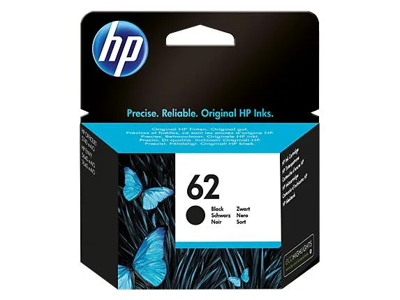 HP 62 Cartuccia Ink-Jet 200 Pag. Nero