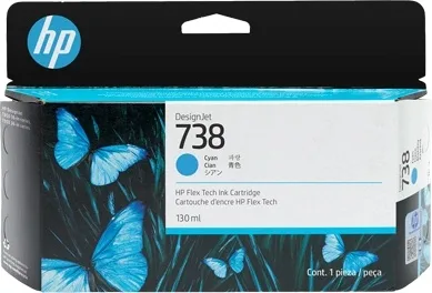 INK HP 738 498N5A CIANO DESIGNJET T 950 130ML