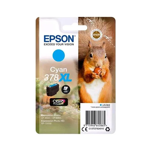 Epson 378 XL Cartuccia Ink 9.3 ml Ciano