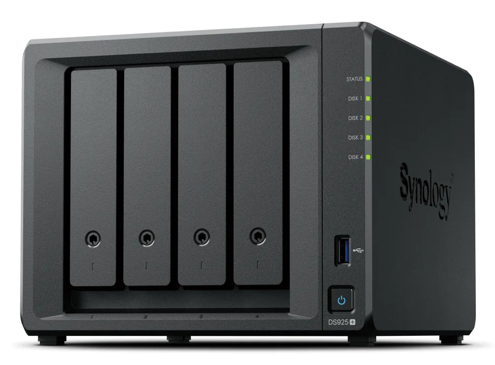 NAS SYNOLOGY DS925+ 4SSD 3,5/2,5 4GBDDR4 ECC-