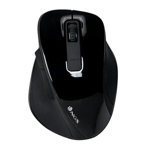 NGS Bow Mouse Ottico Wireless 1.600 DPI 5 Tasti Colore Nero