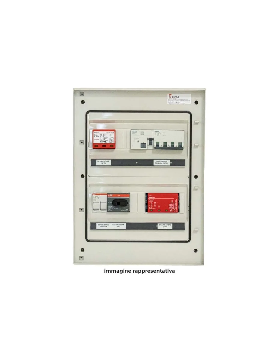 Quadro DC 4 stringhe indipendenti 1000V 16A Icierre