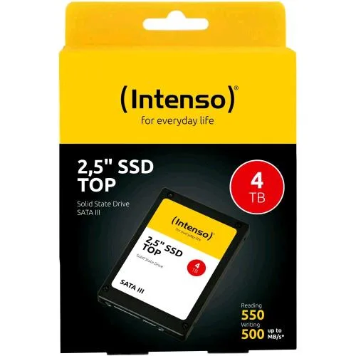 Intenso Top SSD 4TB Interno SATA III 2.5" 3D Nand