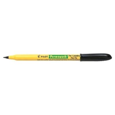 Pilot Perma Wash Marcatore Permanente Nero Punta Conica 1 mm Conf 12 Pz.