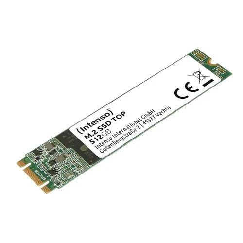 Intenso Top SSD 512GB Interno M2 2280 SATA III Lettura 520MB/S Scrittura 500MB/S