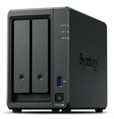 NAS SYNOLOGY DS725+ 2HD 3.5/2.5 4GBDDR ECC 1GBE/1RJ45 2,5GBE/1USB