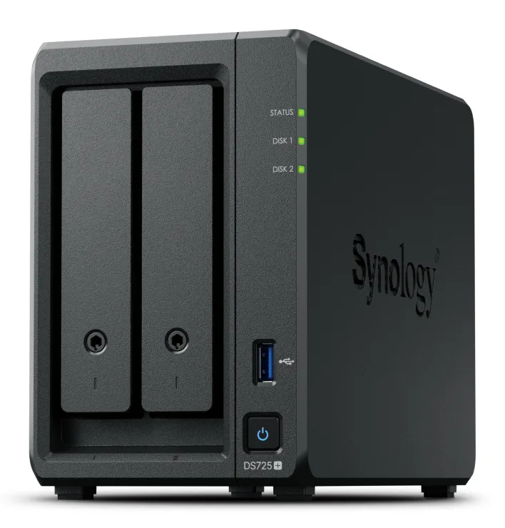 NAS SYNOLOGY DS725+ 2HD 3.5/2.5 4GBDDR ECC 1GBE/1RJ45 2,5GBE/1USB
