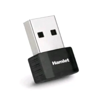 Hamlet HNWU300NN Adattatore Nano USB LAN Wi-Fi 300 Mbit Black