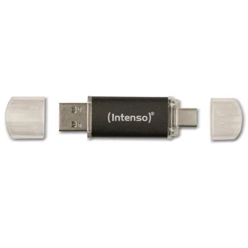 Intenso Twist Flash Drive 128GB USB-A 3.2 + USB-C Grigio