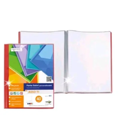Sei Rota Asso Ti Porta Listino Personalizzabile in PP 220X300 mm 6 Buste Rosso