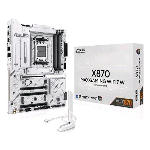 ASUS X870 Max Gaming Wi-Fi 7 W AMD X870 Socket AM5 4 x DDR5 ATX