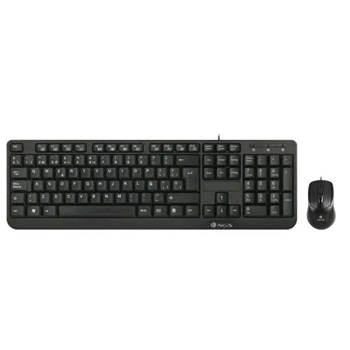 NGS Cocoa Kit It Tastiera + Mouse 1.000 DPI USB