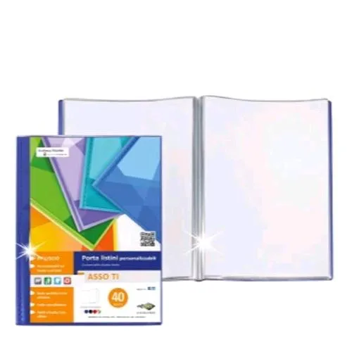 Sei Rota Asso Ti Porta Listino Personalizzabile in PP 300X220 mm 20 Buste Blu
