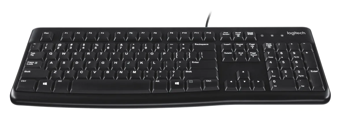 TASTIERA K120 LOG BLACK USB US LAYOUT BLACK LOGITECH
