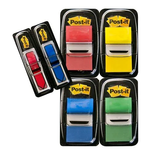 3M Post-It Segnapagina Formato Medium Col. Assortiti Conf 4 + 2