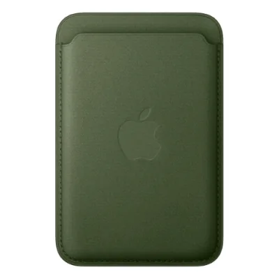 Apple Portafoglio Magsafe in Tessuto Finewoven per iPHONE/Carte di Credito Muschio