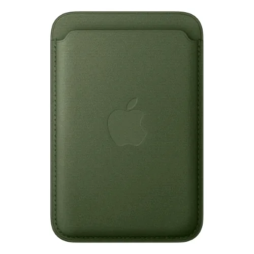 Apple Portafoglio Magsafe in Tessuto Finewoven per iPHONE/Carte di Credito Muschio