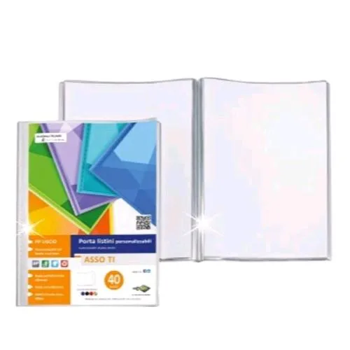 Sei Rota Asso Ti Portaliistini Personalizzabile in PP 220X300 mm 10 Buste Bianco