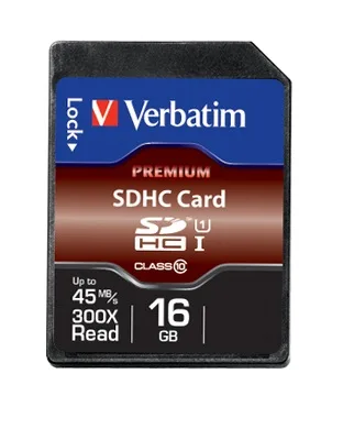 Verbatim Scheda SD HC 16GB Classe 10