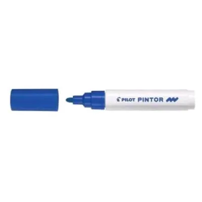 Pilot Pintor Marcatore Permanente Blu a Base D'acqua Punta Tonda 1.40 mm Conf 6 Pz.