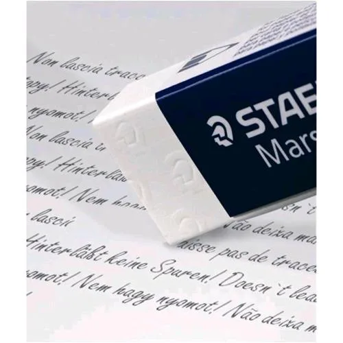 Staedtler Mars Plastic 52650 Gomma Sintetica per Grafite Conf. 20 Pz.