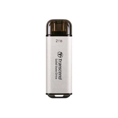Transcend ESD300S SSD Esterno Portatile 2.000GB USB-C 3.2 Gen 2X1 Argento