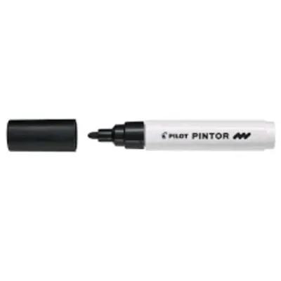 Pilot Pintor Marcatore Permanente Nero a Base D'acqua Punta Tonda 1.40 mm Conf 6 Pz.