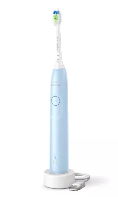 SPAZZOLINO DA DENTI ELETTRICO CON PHILIPS HX7108/01 SONICARE CELESTE