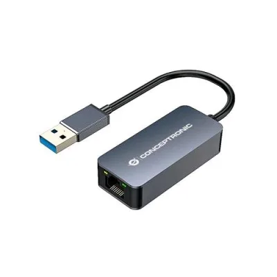 Conceptronic ABBY12G Adattatore Ethernet Interfaccia USB 3.0 10/100/1.000/2.500 Mbps Grigio