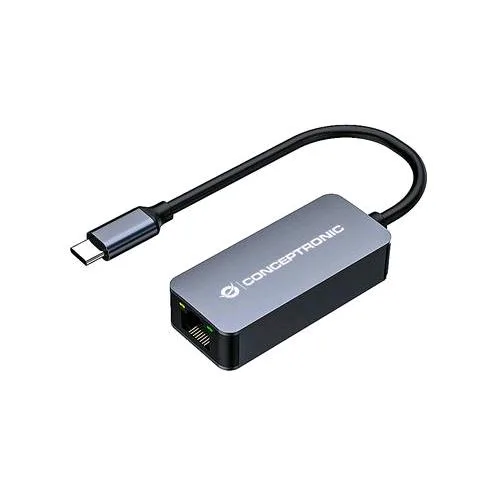 Conceptronic ABBY12G Adattatore Ethernet Interfaccia USB Type-C 10/100/1.000/2.500 Mbps Grigio