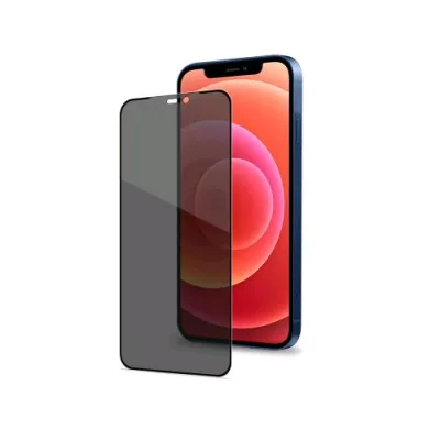 Celly Apple iPHONE 13 Mini Privacy Full Glass Proteggi Schermo in Vetro Temperato con Filtro Privacy Nero Trasparente