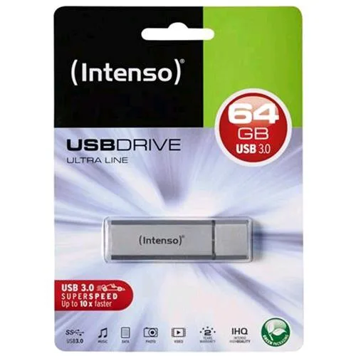 Intenso Ultra Line 64GB Chiavetta USB 3.0 Silver