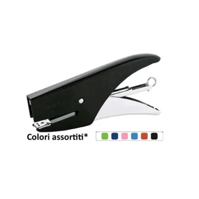 Lebez Cucitrice a Pinza in Metallo Caricamento Posteriore 16 Fogli Tipo Punte Serie 10/11 mm Colori Assortiti
