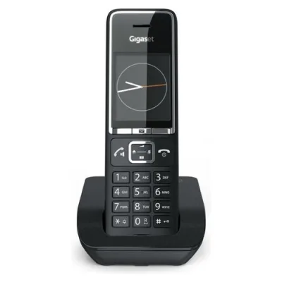 Gigaset Comfort 550 Cordless DECT con Segreteria Telefonica Display 2.2" a Colori Black
