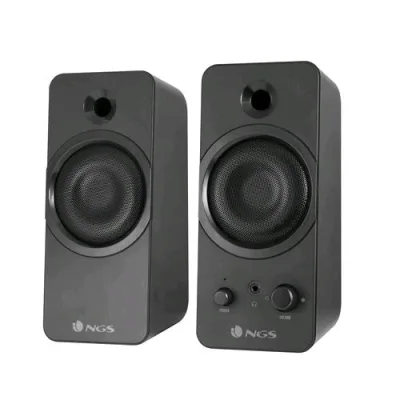 NGS GSX-200 Altoparlanti Stereo Super Bassi 20 W Jack 3.5mm Nero