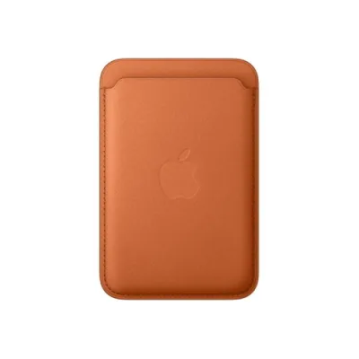 Apple Wallet Astuccio per Telefono Cellulare / Carta di Credito Magsafe in Tessuto Finewoven Arancione