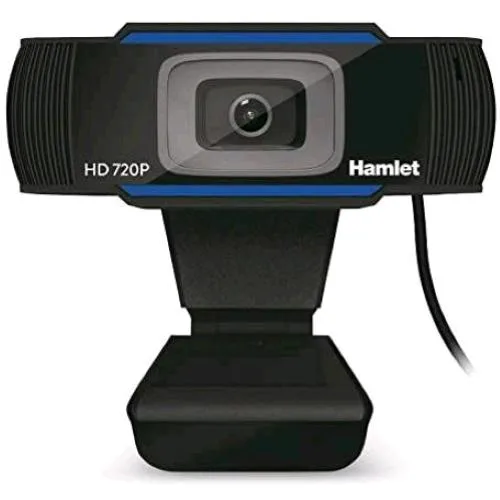 Hamlet HWCAM720 Webcam 720P HD USB con Microfono Integrato